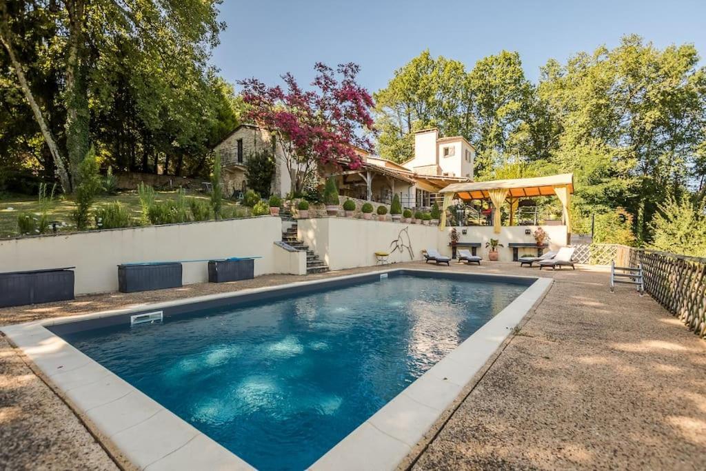 Villa Vila Avec, Piscine, Tennis. Rivaux Exterior foto